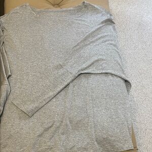 Elegant Heather Gray Women's Blouse